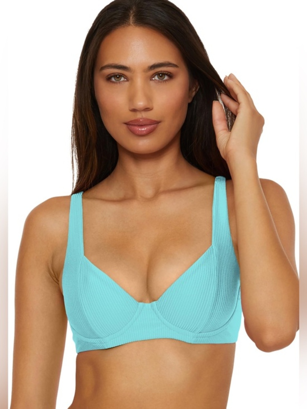 NWT BECCA Monte Carlo Underwire Bikini Top Swimwear Separates Oasis, Small